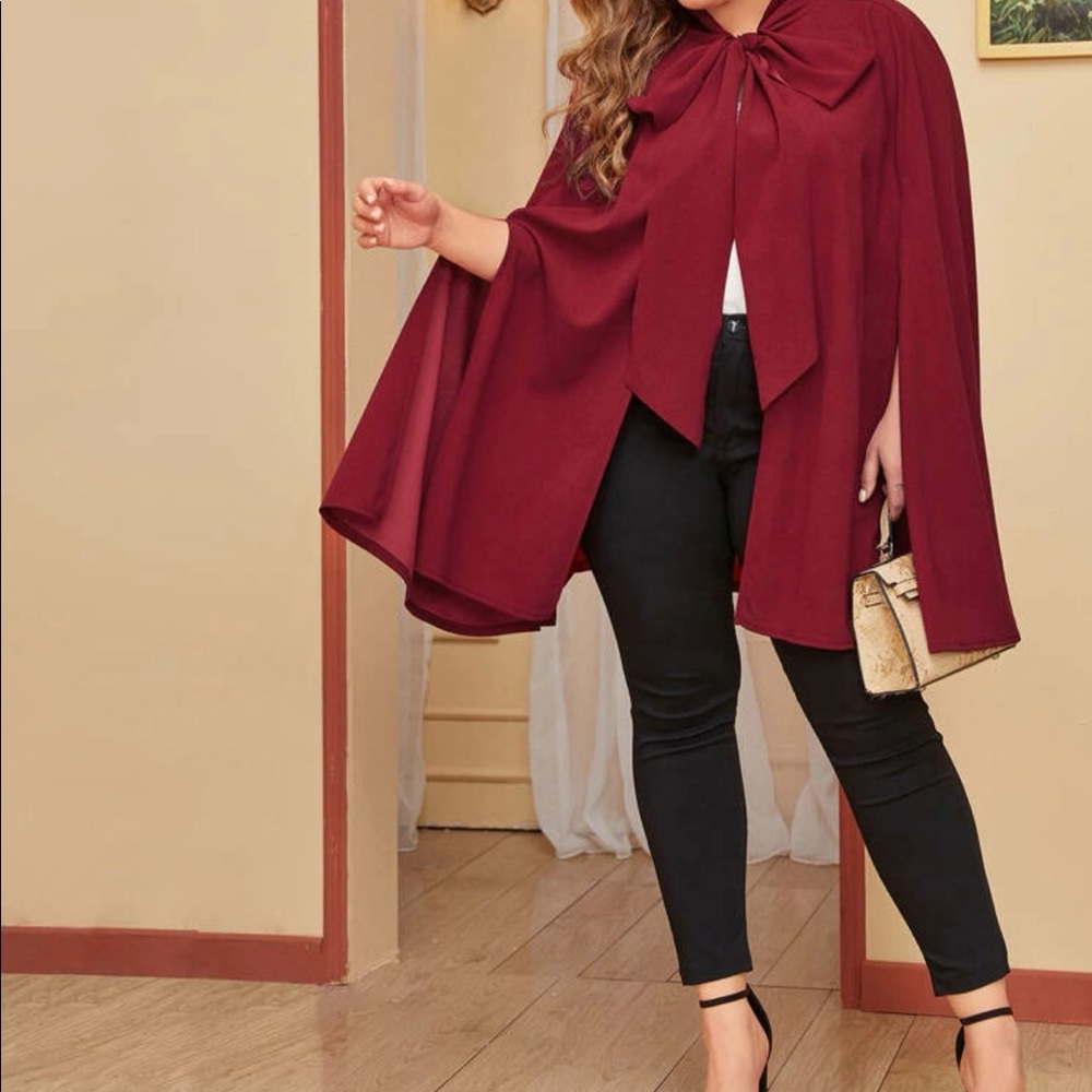 2XL Burgundy Cape